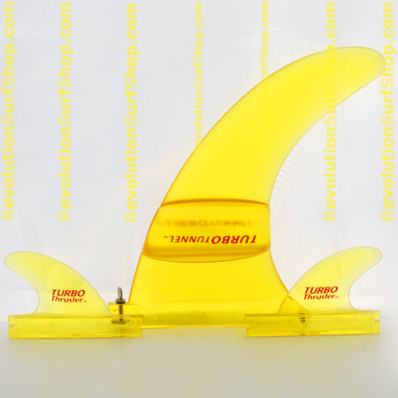 Turbo Tunnel Fin Yellow 8.5 & sidebites for Future Sys  